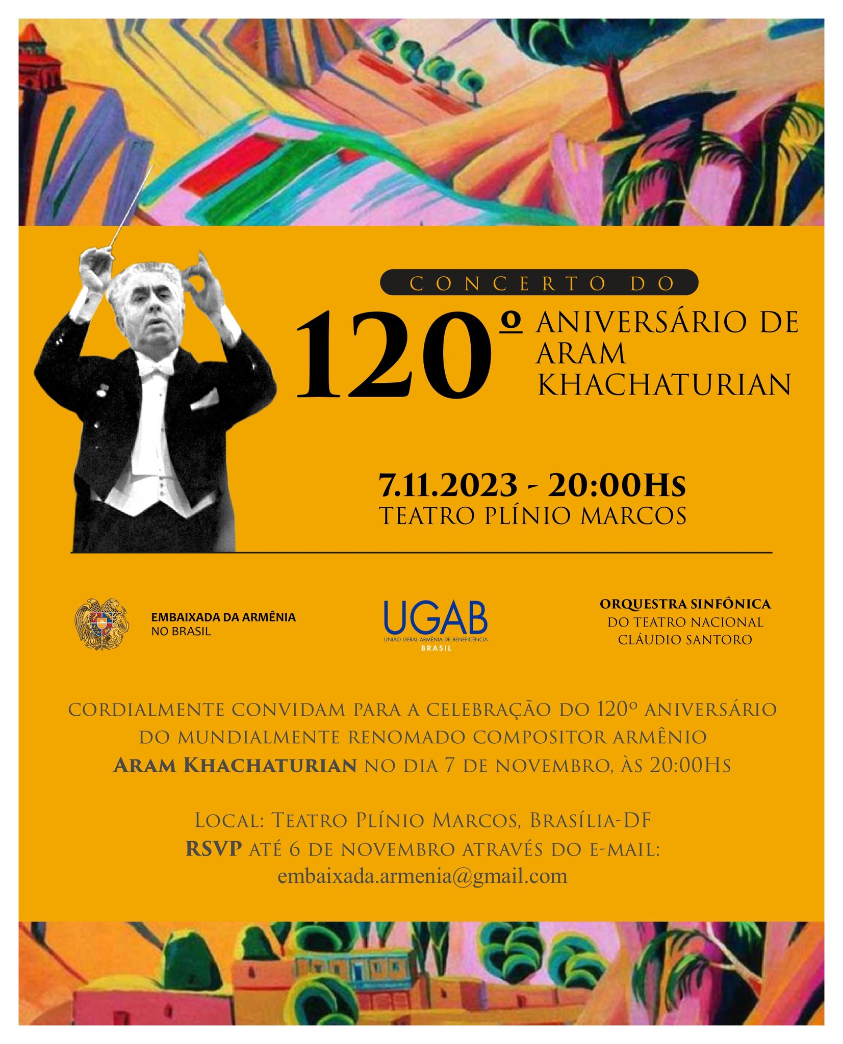 Concerto comemorativo dos 120 anos de Aram Khachaturian